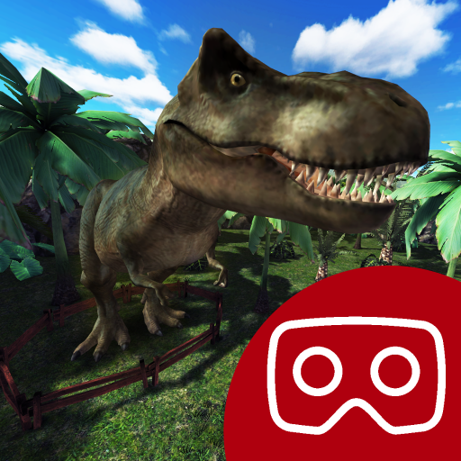 Logotipo Jurassic Vr Dinos For Cardboard Virtual Reality Icono de signo