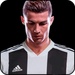 商标 Juventus Cristiano Ronaldo 签名图标。