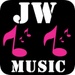 ロゴ Jw Biblia Musica Broadcasting 記号アイコン。