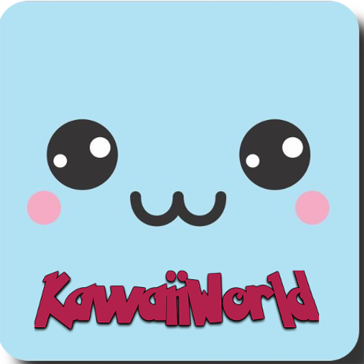 ロゴ Kawaiiworld 記号アイコン。