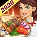 Le logo Kebab World Cooking Game Chef Icône de signe.