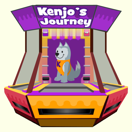 Le logo Kenjo S Journey Coin Pusher Icône de signe.