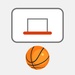 商标 Ketchapp Basketball 签名图标。