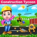 Le logo Kids Construction Building Fun Icône de signe.