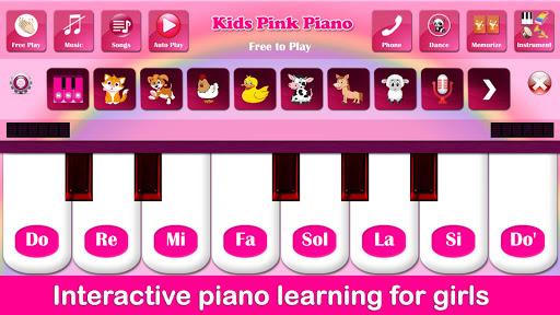 immagine 3Kids Pink Piano Icona del segno.