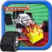 ロゴ Kids Toy Car Rush 3d 記号アイコン。