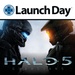 ロゴ Launchday Halo 5 Edition 記号アイコン。