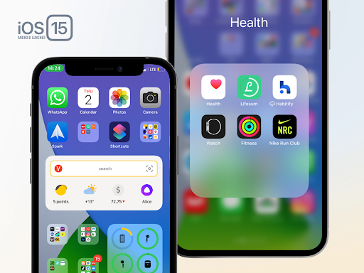 Imagem 3Launcher Ios 15 For Android Ícone