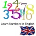 Le logo Learn Numbers In English Icône de signe.
