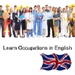 ロゴ Learn Occupations In English 記号アイコン。