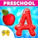 ロゴ Learning Words For Preschool Kids 記号アイコン。