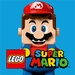 ロゴ Lego Super Mario 記号アイコン。