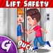 Le logo Lift Safety For Kids Icône de signe.