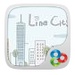 presto Line City Go Launcher Theme Icona del segno.