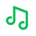 Le logo Line Music Icône de signe.