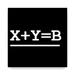 presto Linear Equation Solver Icona del segno.
