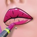 商标 Lip Art 3d 签名图标。