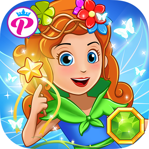 ロゴ Little Princess Magic Fairy 記号アイコン。