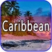 商标 Live Caribbean Radio 签名图标。