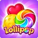 Logotipo Lollipop Sweet Taste Match 3 Icono de signo