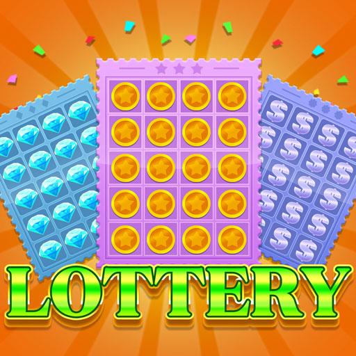 Logotipo Lottery Scratch Ticket Scanner Icono de signo