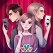 ロゴ Love Story Games Teenage Drama 記号アイコン。
