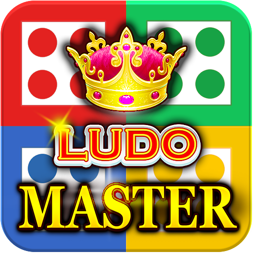 ロゴ Ludo Master Ludo Board Game 記号アイコン。