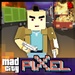 Le logo Mad City Pixel Icône de signe.