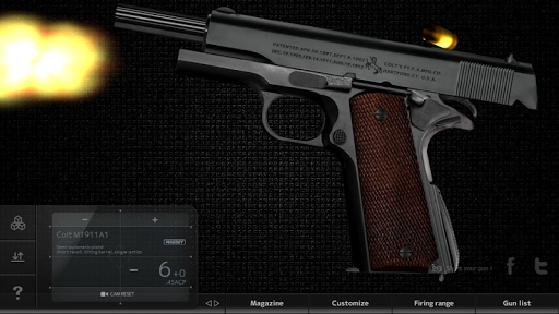 Image 0Magnum3 0 Gun Custom Simulator Icône de signe.