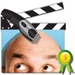 ロゴ Make Me Bald Video 記号アイコン。