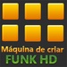 商标 Maquina Criar Funk Hd 签名图标。