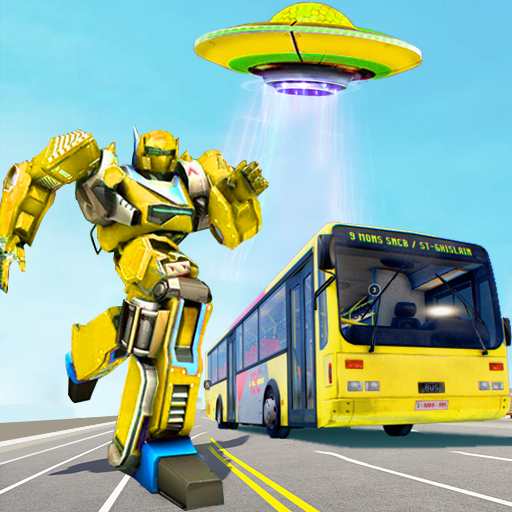 商标 Mecha Battle Robot Car Games 签名图标。