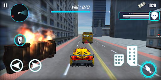 Image 1Mecha Battle Robot Car Games Icône de signe.