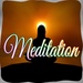ロゴ Meditation Music Forever Radio Free 記号アイコン。