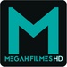 ロゴ Mega Filmes Hd 記号アイコン。