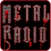ロゴ Metal Music Radio Full 記号アイコン。