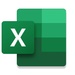 ロゴ Microsoft Excel 記号アイコン。