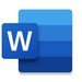 presto Microsoft Word Preview Icona del segno.