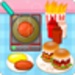 Le logo Mini Burgers Icône de signe.