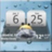 Le logo Miui Digital Weather Clock Icône de signe.