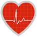 ロゴ Monitor Heart Rate 記号アイコン。