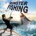 商标 Monster Fishing 2019 签名图标。