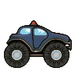Logo Monster Truck Cop Icon