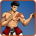 ロゴ Mortal Battle Street Fighter 記号アイコン。