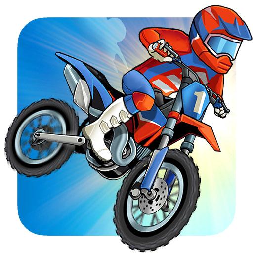 ロゴ Moto Bike Offroad Racing 記号アイコン。
