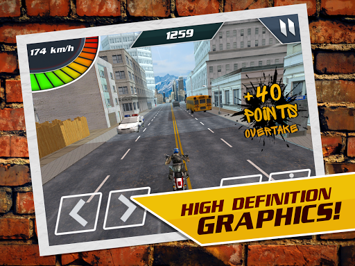 画像 3Moto Road Rider Bike Racing 記号アイコン。