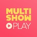 ロゴ Multishow Play 記号アイコン。