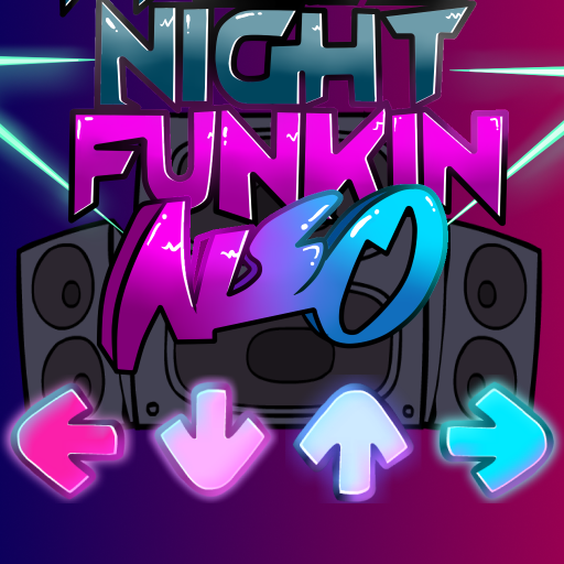 Le logo Music Battle Funkin Neo Fnf Icône de signe.