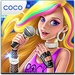 presto Music Idol Coco Rock Star Icona del segno.