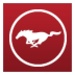 Le logo Mustang Drift Icône de signe.